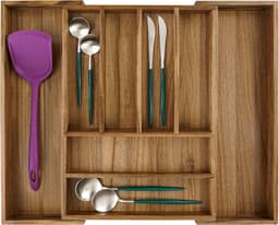 AltOrganisers Adjustable Kitchen Utensil Drawer Organizer| Expandable Flatware Caddy6 AltOrganisers Adjustable Kitchen Utensil Drawer Organizer| Expandable Flatware Caddy6