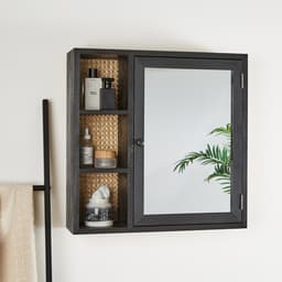 AltOrganisers Merlin Rattan Cane Mirror Cabinet0 AltOrganisers Merlin Rattan Cane Mirror Cabinet0