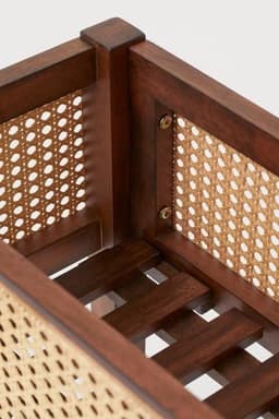 AltOrganisers Agathe Solid Wood Rattan Mesh Planter2 AltOrganisers Agathe Solid Wood Rattan Mesh Planter2