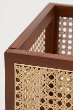 AltOrganisers Agathe Solid Wood Rattan Mesh Planter1 AltOrganisers Agathe Solid Wood Rattan Mesh Planter1