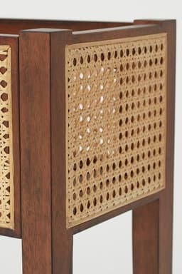AltOrganisers Agathe Solid Wood Rattan Mesh Planter3 AltOrganisers Agathe Solid Wood Rattan Mesh Planter3