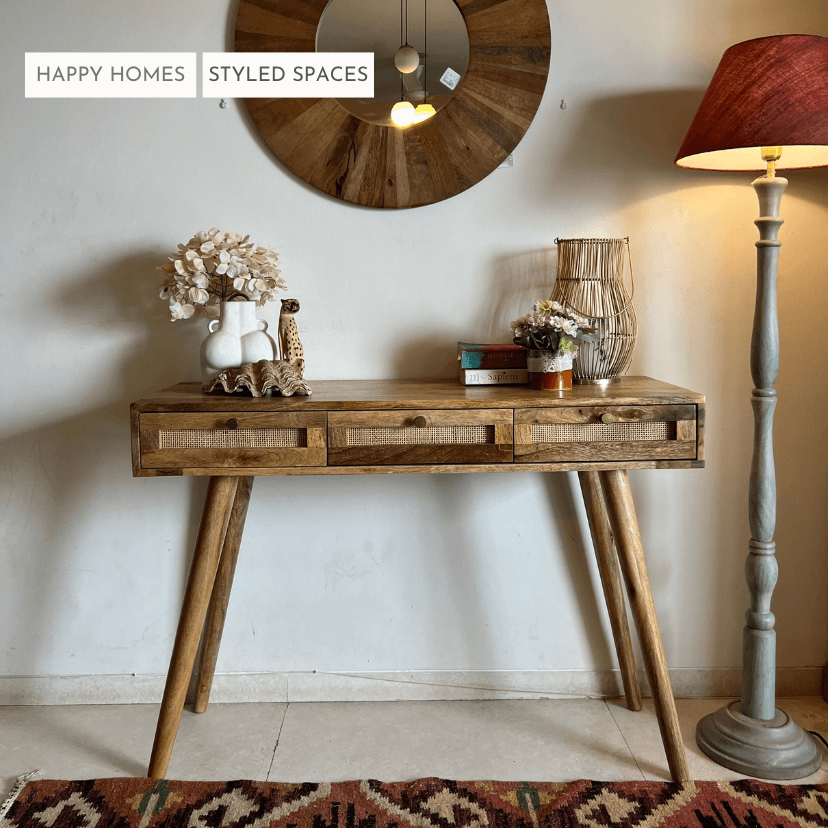 Urbanfry Homes Anaaya Cane Console Urbanfry Homes Anaaya Cane Console