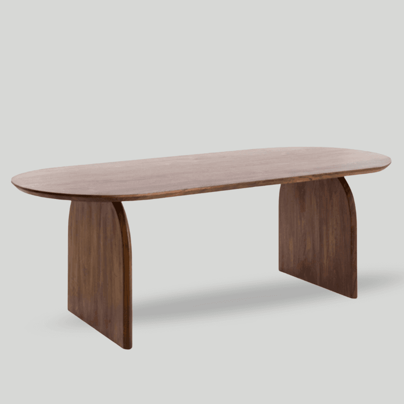 Urbanfry Homes Arcadia Oval Dining Table Urbanfry Homes Arcadia Oval Dining Table