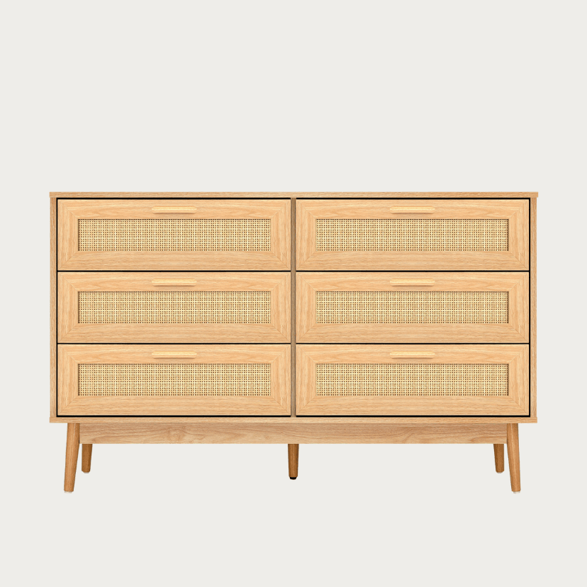 Urbanfry Homes Soren Rattan Chest of Drawers Urbanfry Homes Soren Rattan Chest of Drawers