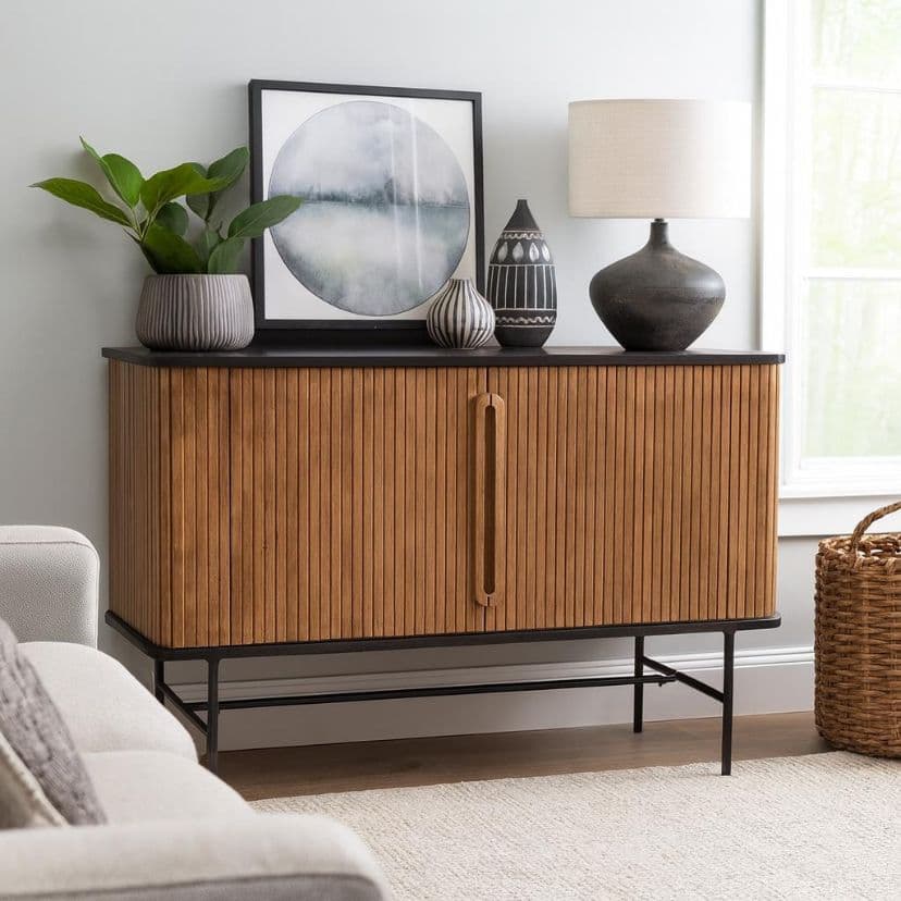 Urbanfry Homes Jaloussi 2-Door Buffet Cabinet Urbanfry Homes Jaloussi 2-Door Buffet Cabinet