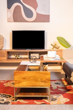 Urbanfry Homes Lift Top Solid Wood Coffee Table with Marble Top1 Urbanfry Homes Lift Top Solid Wood Coffee Table with Marble Top1