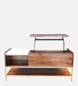 Urbanfry Homes Lift Top Solid Wood Coffee Table with Marble Top9 Urbanfry Homes Lift Top Solid Wood Coffee Table with Marble Top9