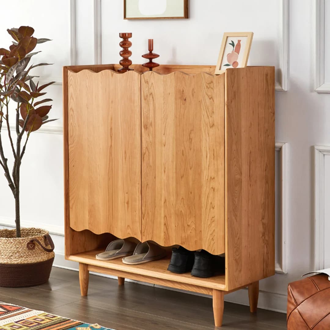 Urbanfry Homes Bimba Wooden Arch Shoe Cabinet Urbanfry Homes Bimba Wooden Arch Shoe Cabinet