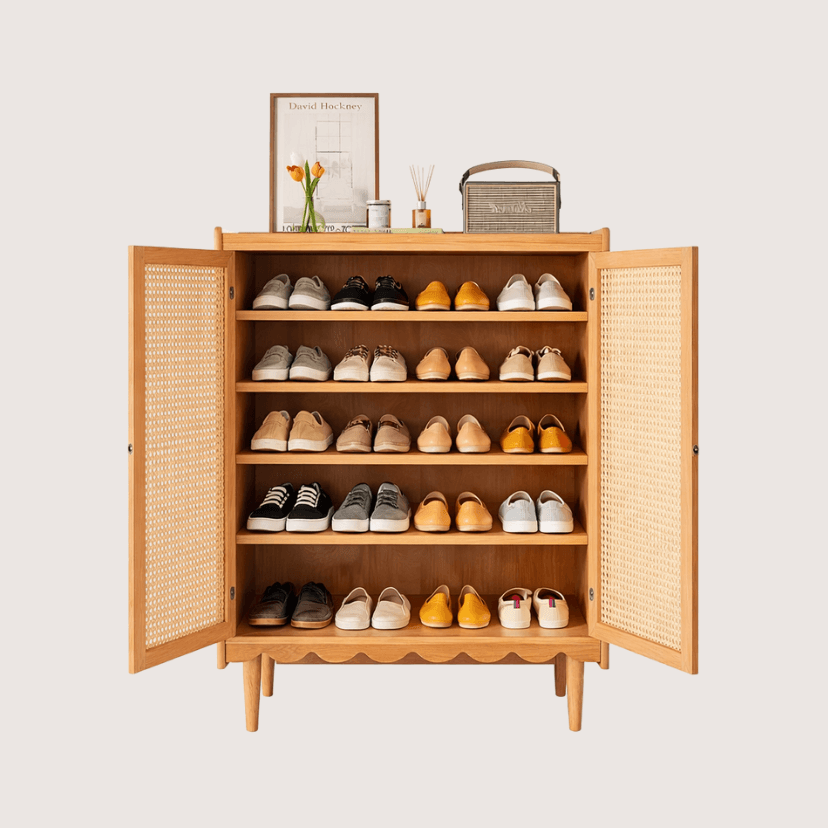 Urbanfry Homes Bimba Scallop Shoe Cabinet Urbanfry Homes Bimba Scallop Shoe Cabinet