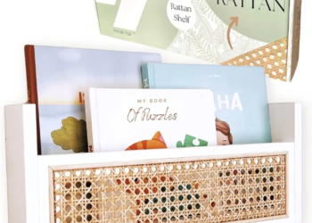Urbanfry Homes Milli Rattan Shelf – Wall Shelf Organize